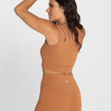 Bra Para Mujer  One Shoulder Gala Marron Bsoul