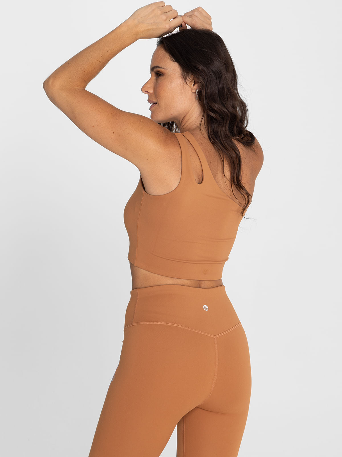 Bra Para Mujer  One Shoulder Gala Marron Bsoul