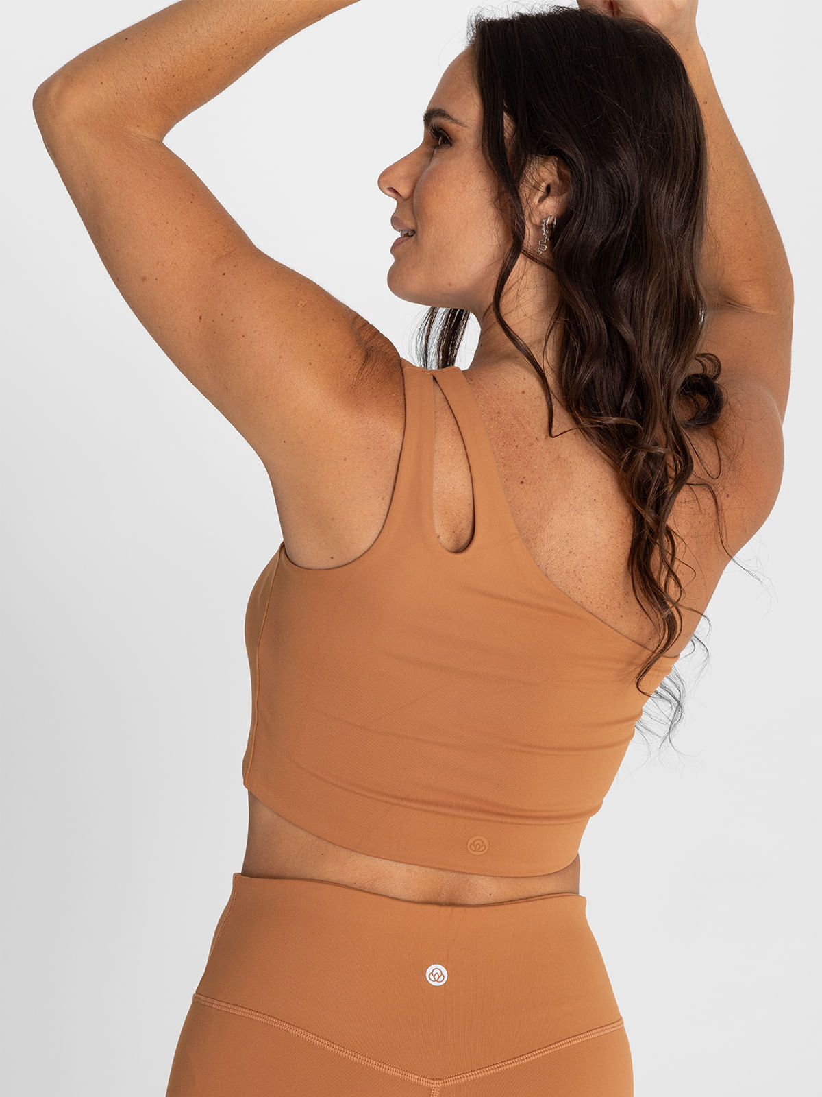 Bra Para Mujer  One Shoulder Gala Marron Bsoul