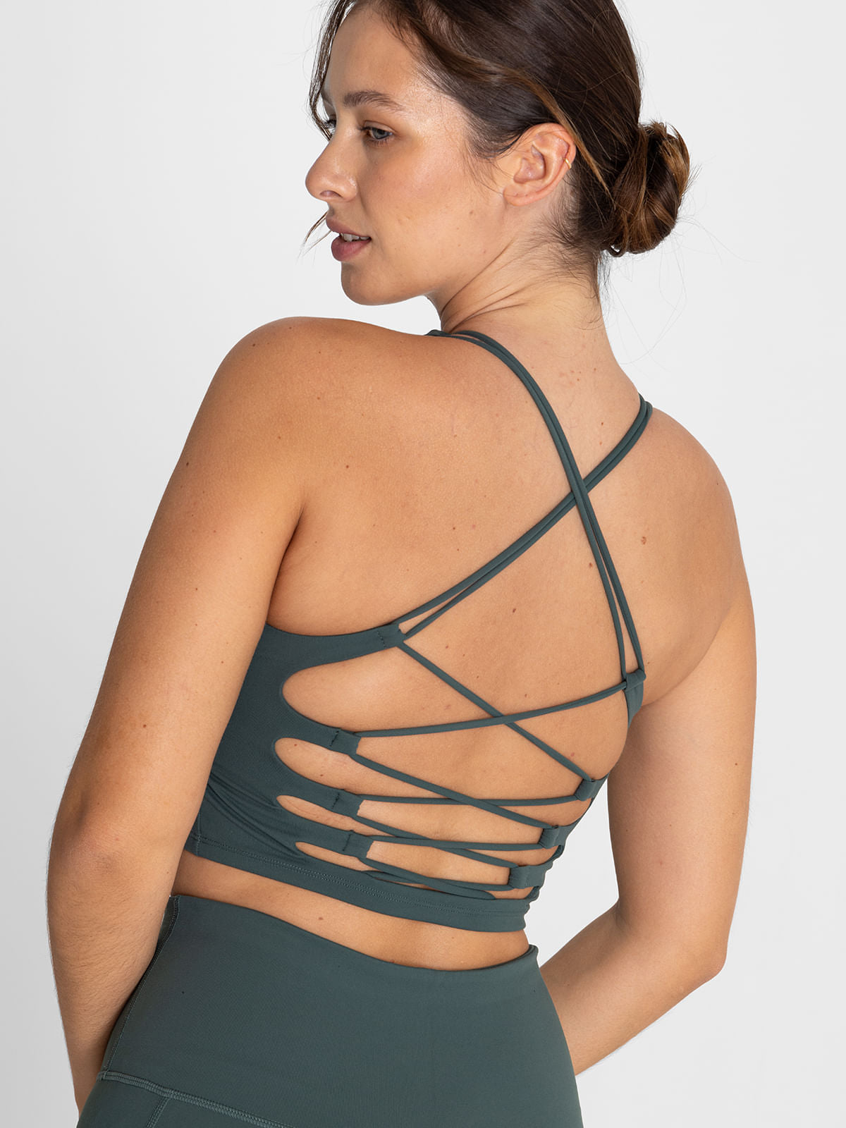 Bra Para Mujer  Crop Top Noa Verde Bsoul