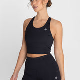 Bra Para Mujer  Crop Top Noa Negro Bsoul