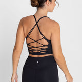 Bra Para Mujer  Crop Top Noa Negro Bsoul