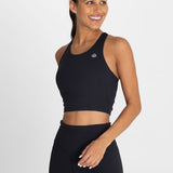 Bra Para Mujer  Crop Top Noa Negro Bsoul