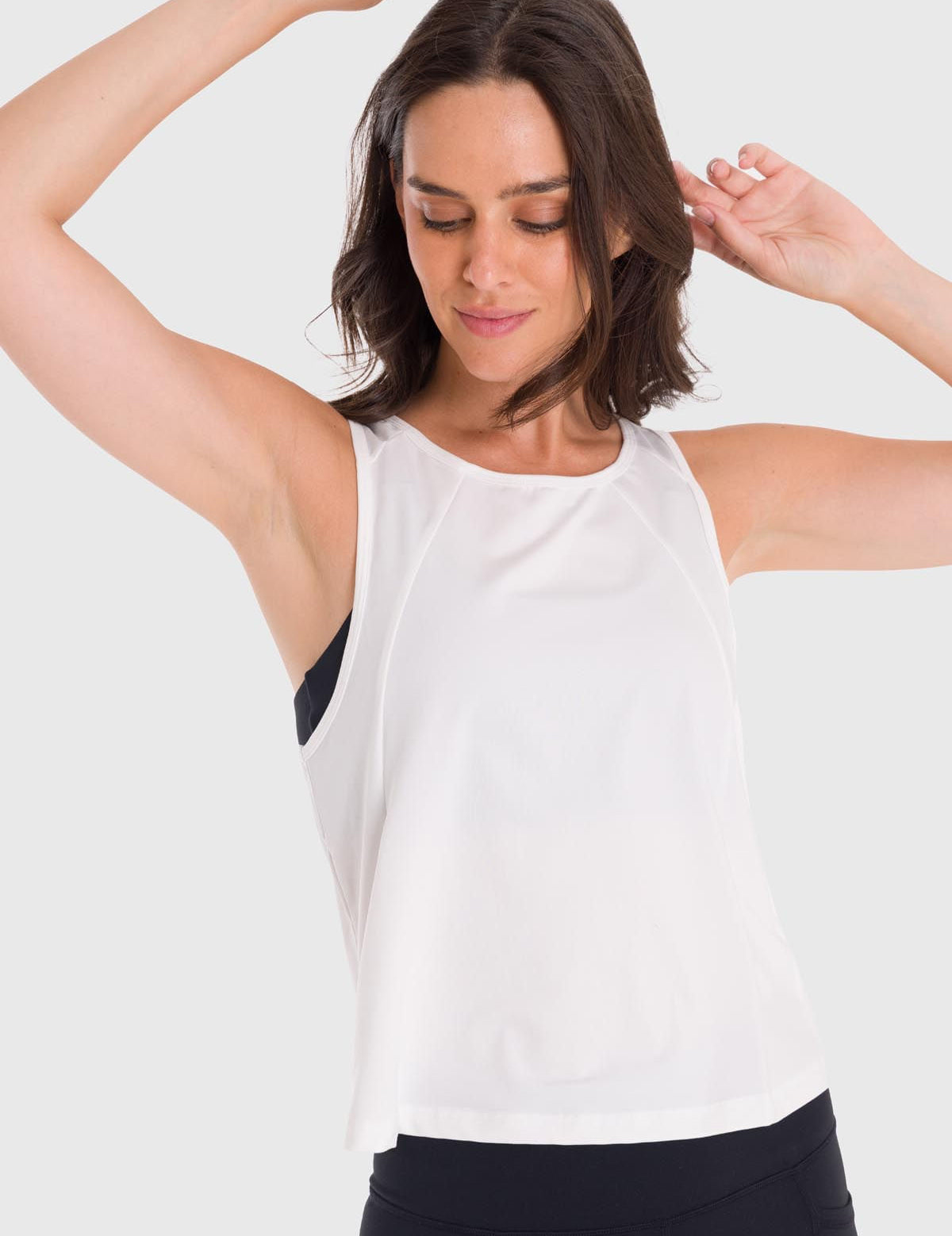 Polo Sin Mangas Para Mujer Vest Zia Blanco Bsoul