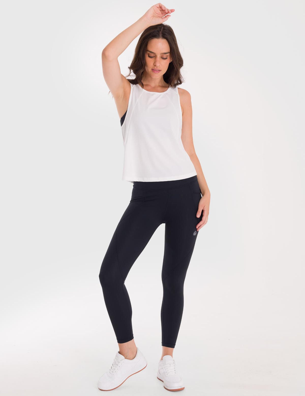 Polo Sin Mangas Para Mujer Vest Zia Blanco Bsoul