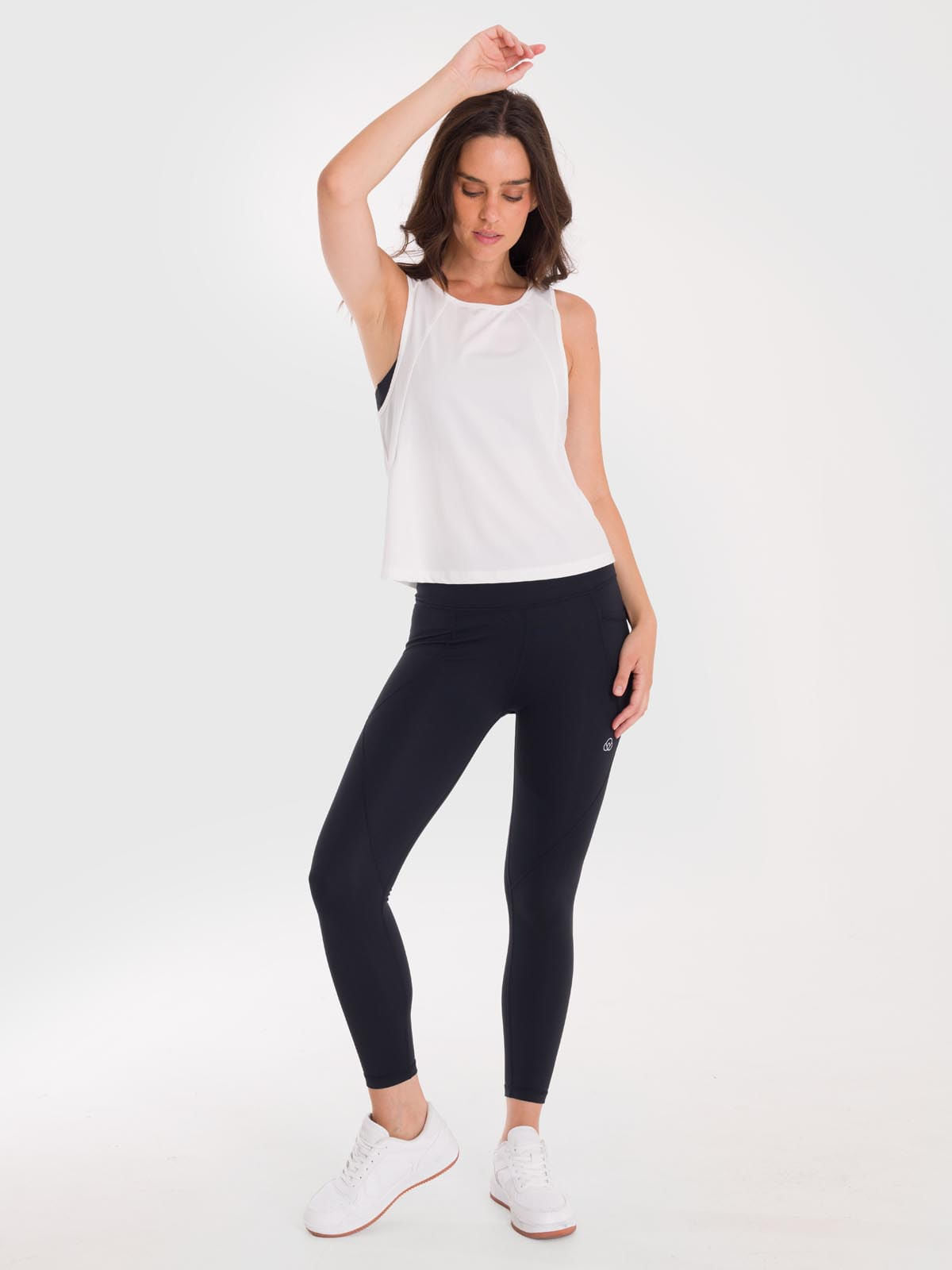 Polo Sin Mangas Para Mujer Vest Zia Blanco Bsoul