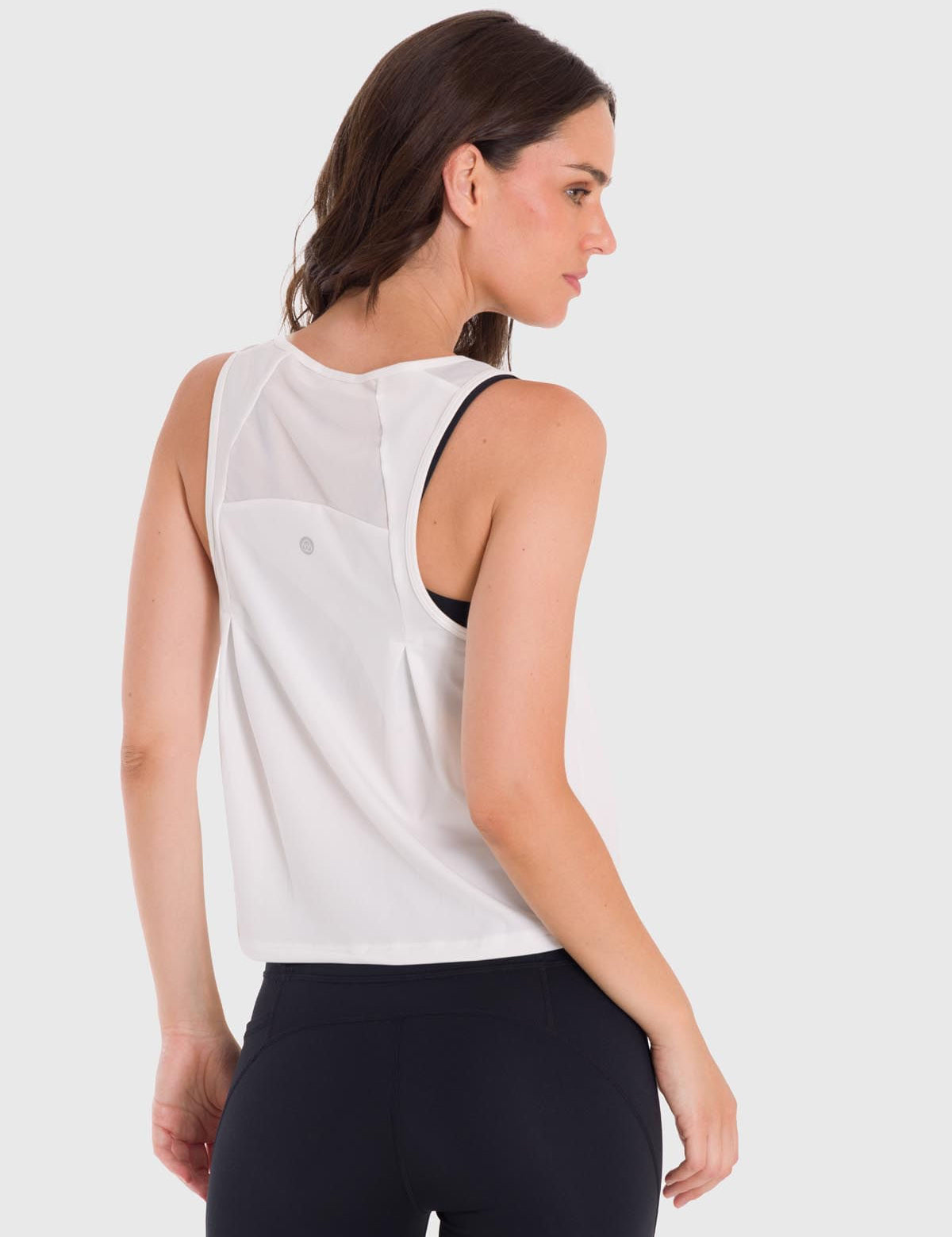 Polo Sin Mangas Para Mujer Vest Zia Blanco Bsoul