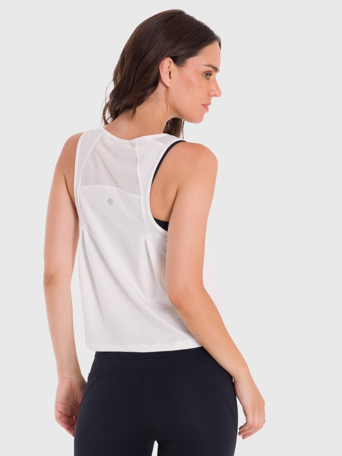 Polo Sin Mangas Para Mujer Vest Zia Blanco Bsoul