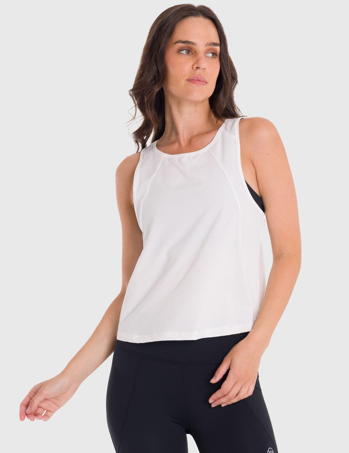 Polo Sin Mangas Para Mujer Vest Zia Blanco Bsoul