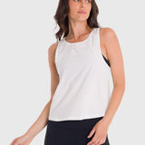 Polo Sin Mangas Para Mujer Vest Zia Blanco Bsoul