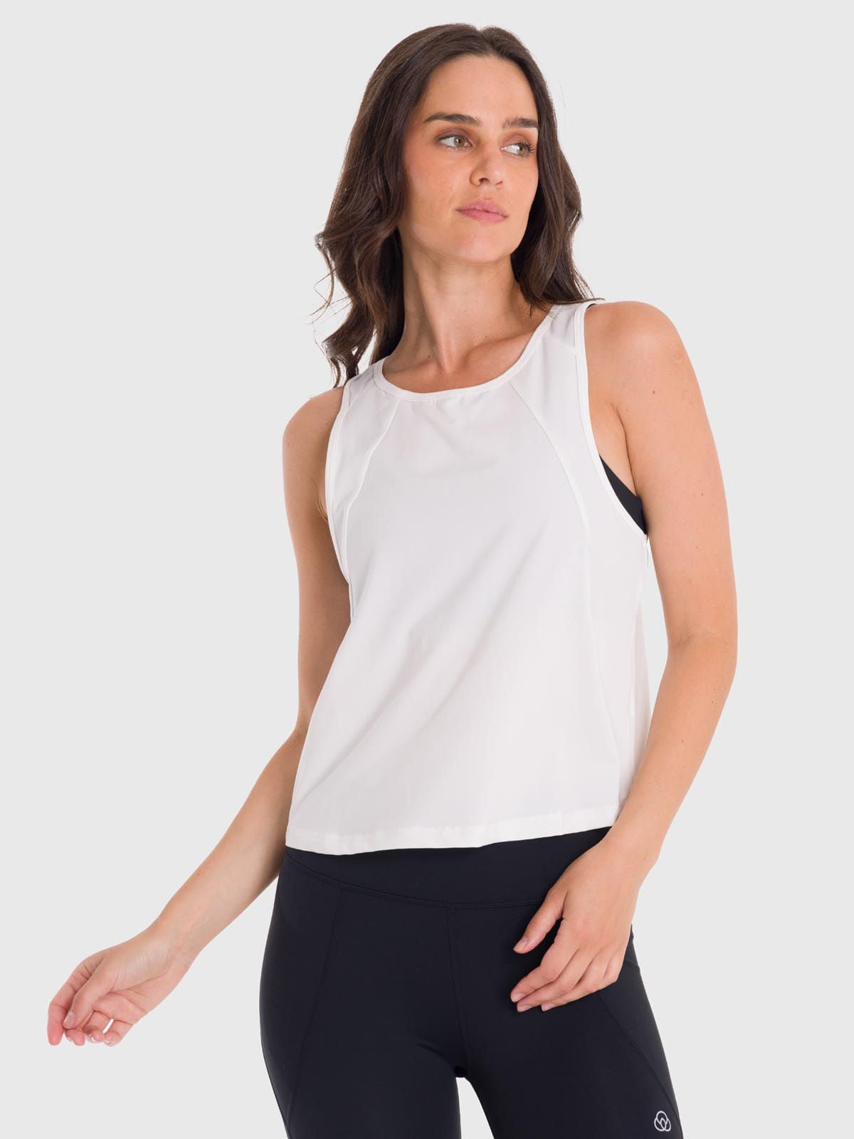Polo Sin Mangas Para Mujer Vest Zia Blanco Bsoul