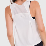 Polo Sin Mangas Para Mujer Vest Zia Blanco Bsoul