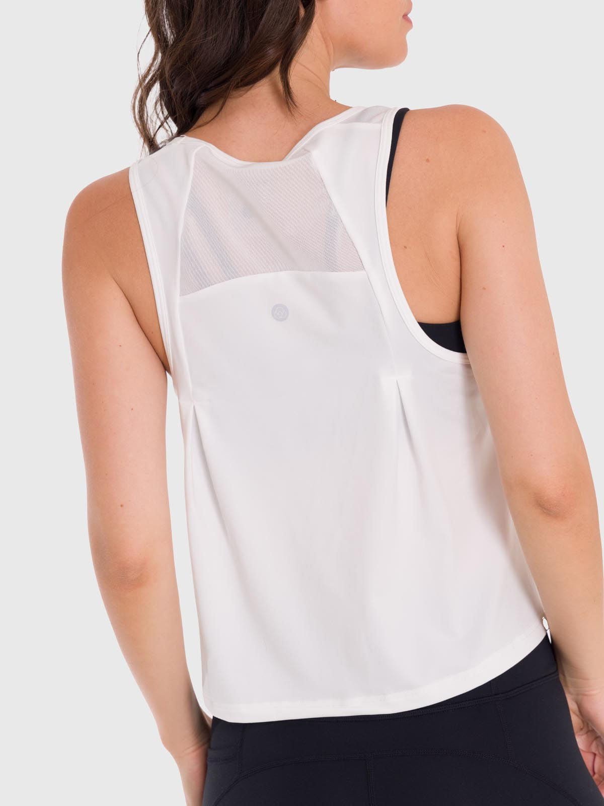 Polo Sin Mangas Para Mujer Vest Zia Blanco Bsoul