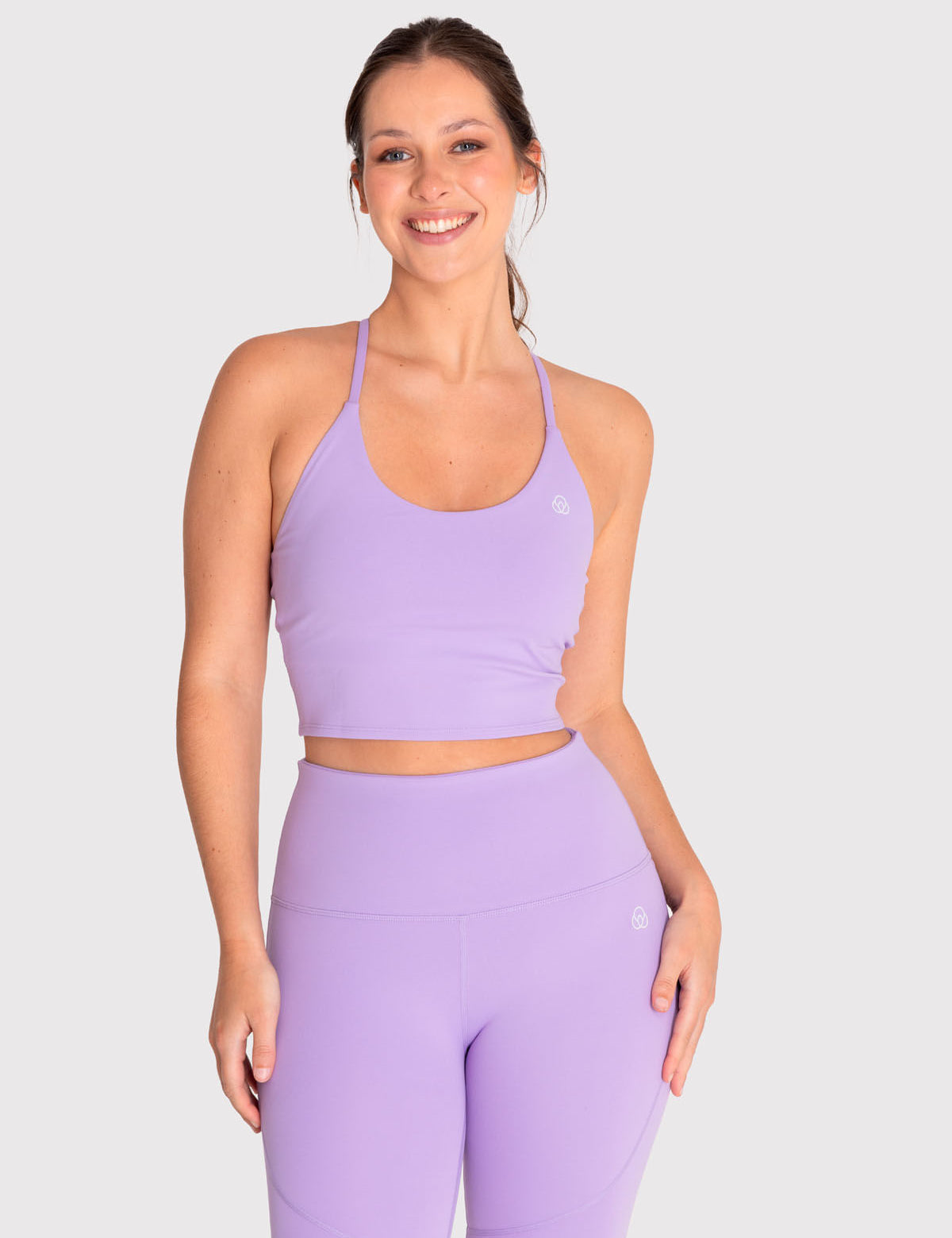 Bra Para Mujer Deportivo Crop Kaira Morado Bsoul