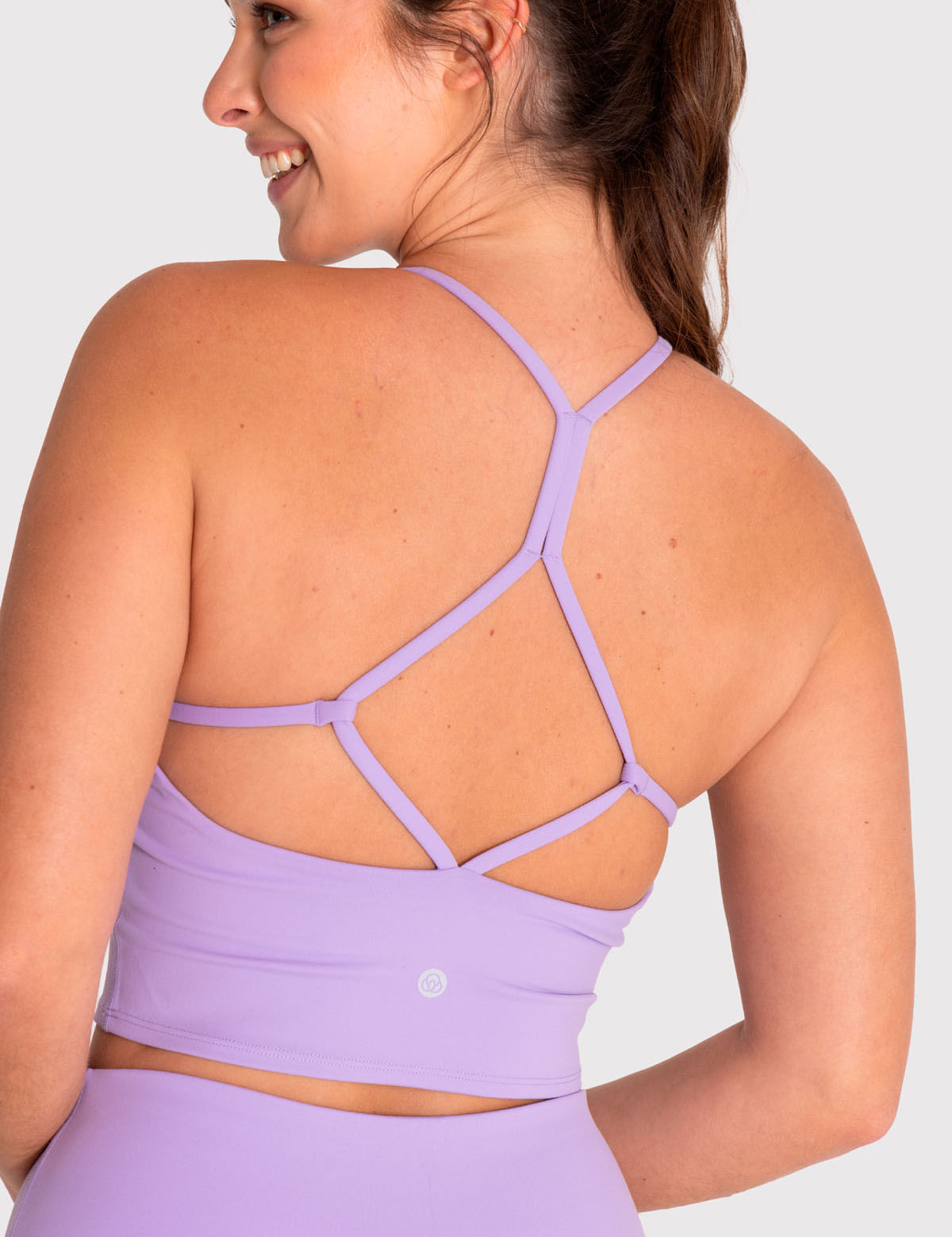 Bra Para Mujer Deportivo Crop Kaira Morado Bsoul