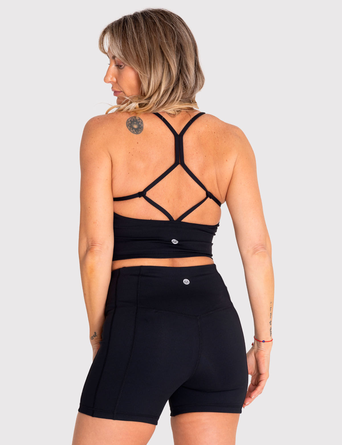 Bra Para Mujer Deportivo Crop Kaira Negro Bsoul