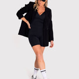Enterizo Para Mujer  Enia Negro Bsoul