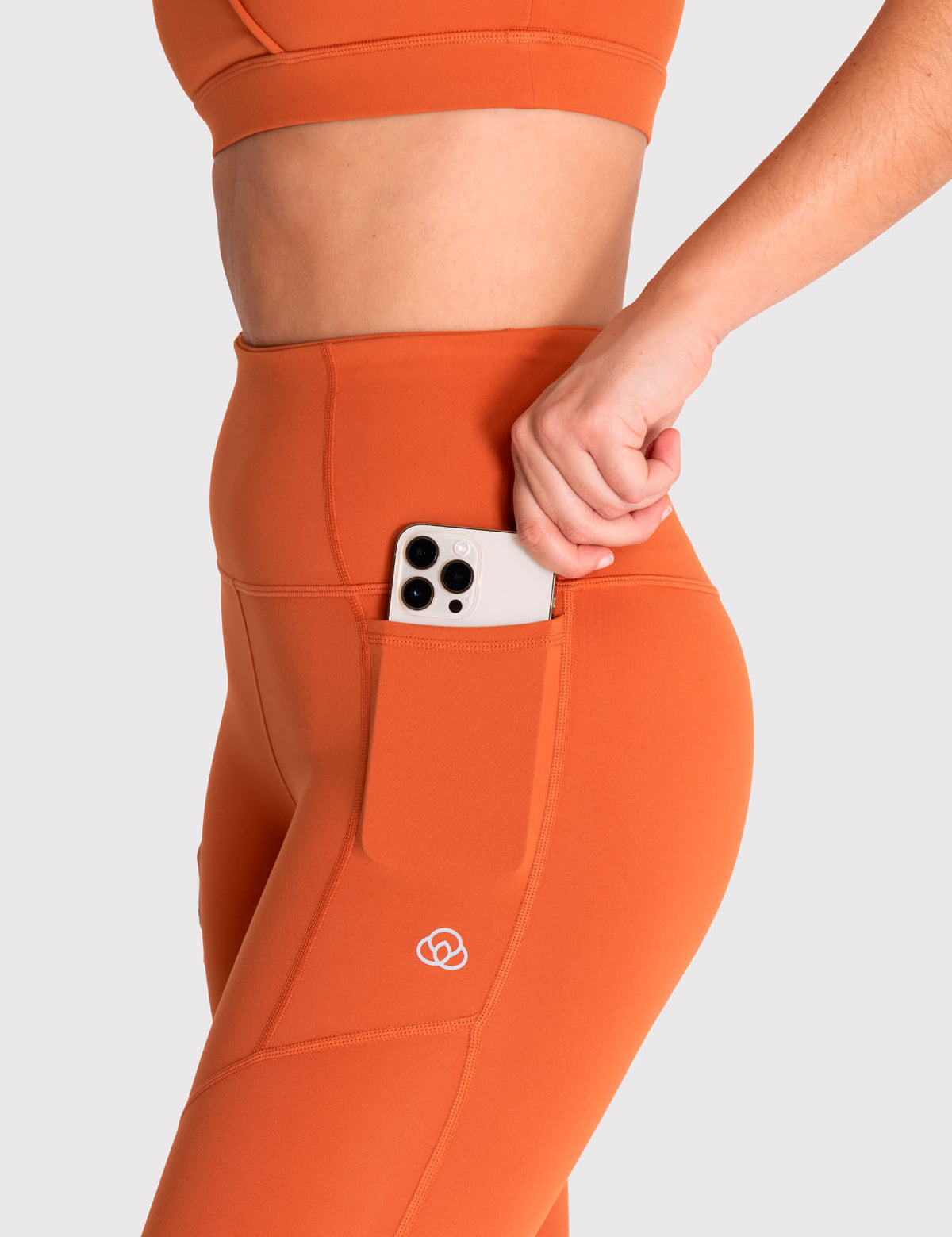 Legging Para Mujer Ankle Livia Naranja Bsoul