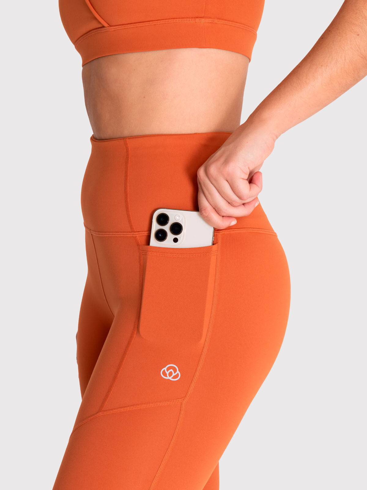 Legging Para Mujer Ankle Livia Naranja Bsoul