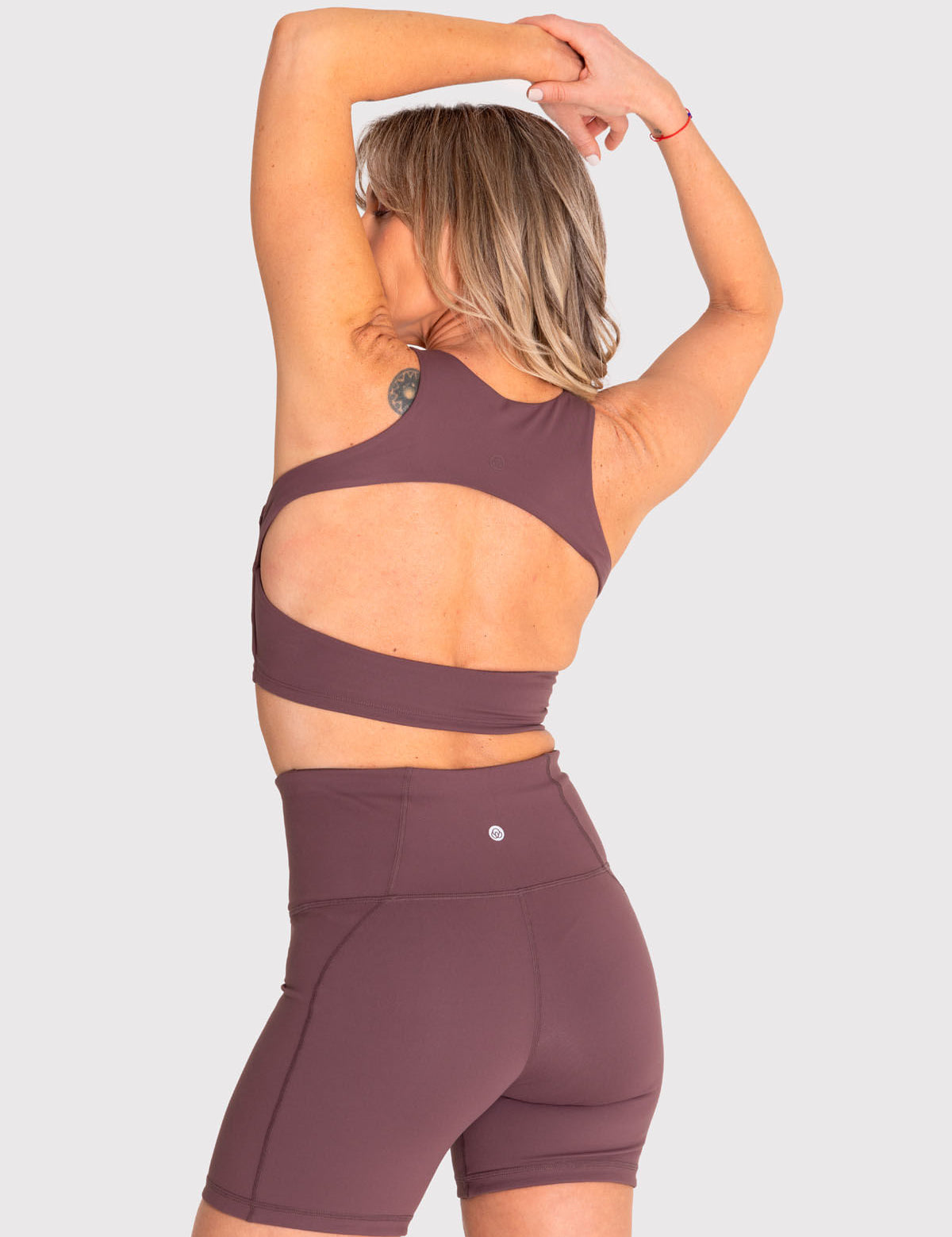 Bra Para Mujer Deportivo Crop Aura Marrón Bsoul
