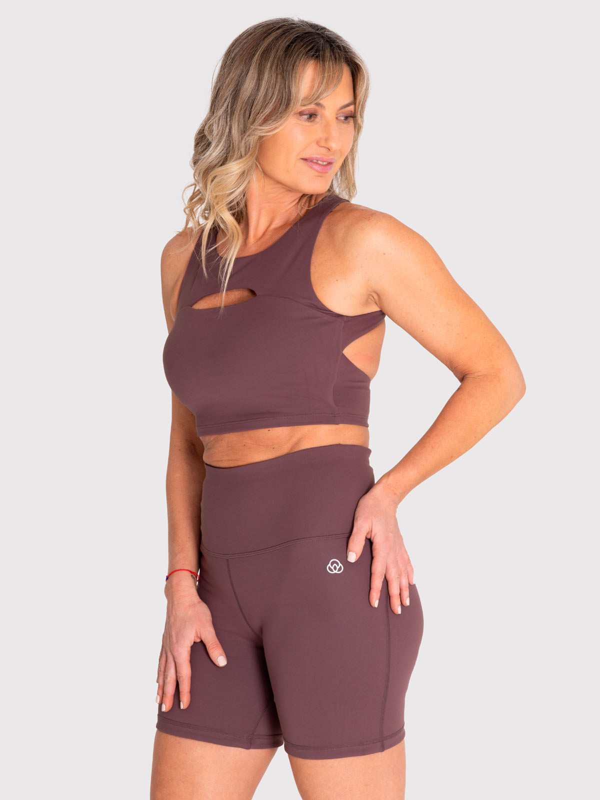 Bra Para Mujer Deportivo Crop Aura Marrón Bsoul