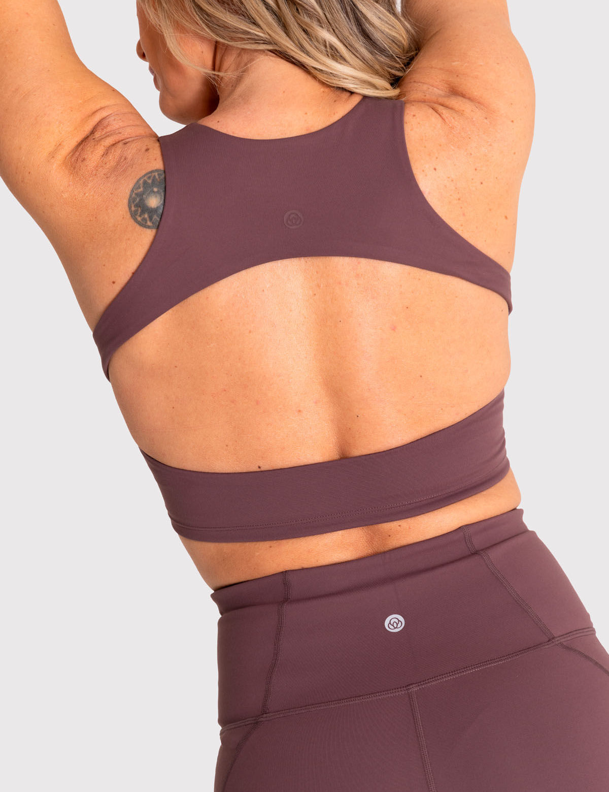 Bra Para Mujer Deportivo Crop Aura Marrón Bsoul