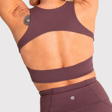 Bra Para Mujer Deportivo Crop Aura Marrón Bsoul