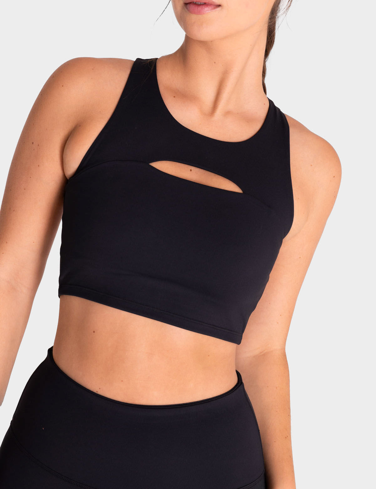 Bra Para Mujer Deportivo Crop Aura Negro Bsoul