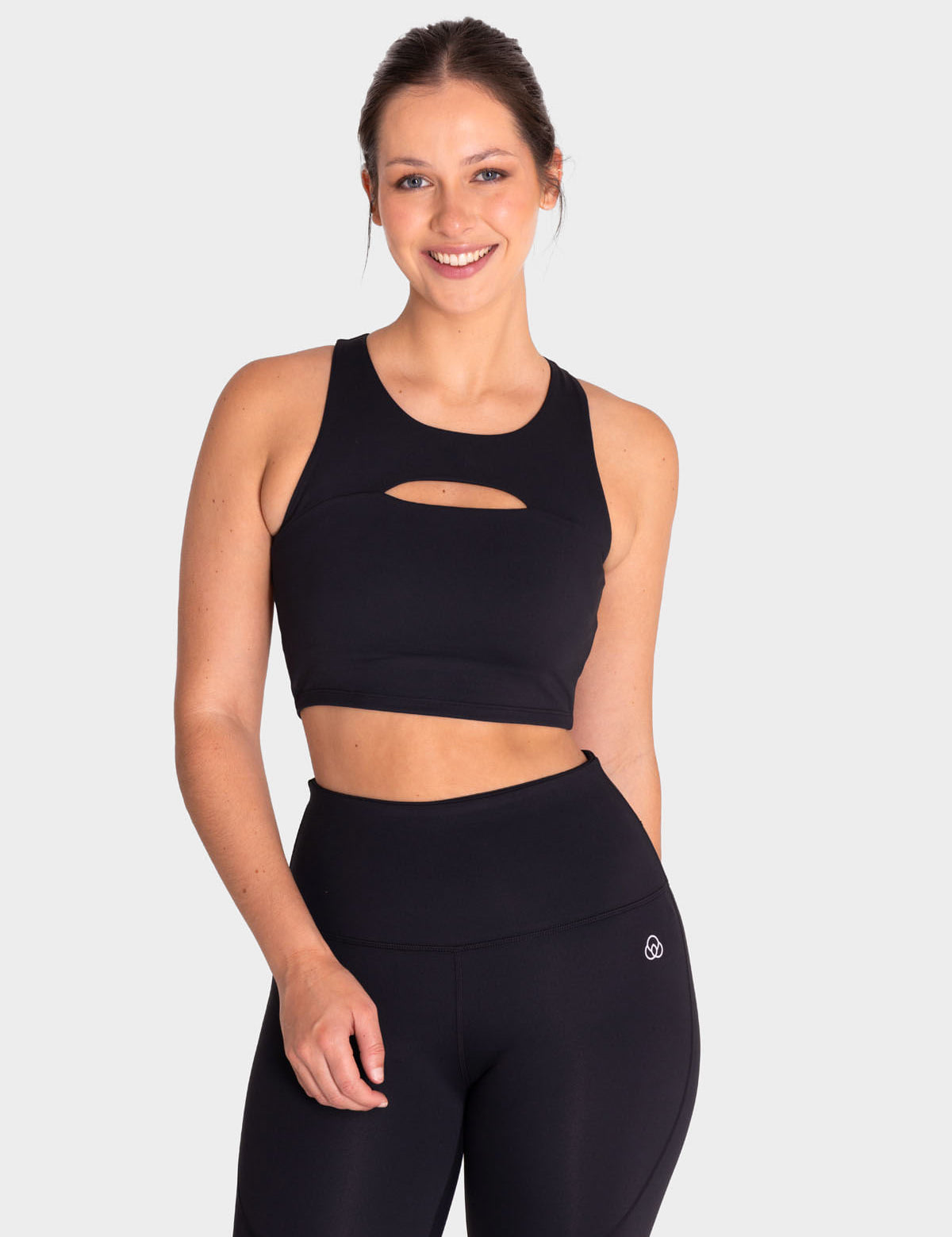 Bra Para Mujer Deportivo Crop Aura Negro Bsoul