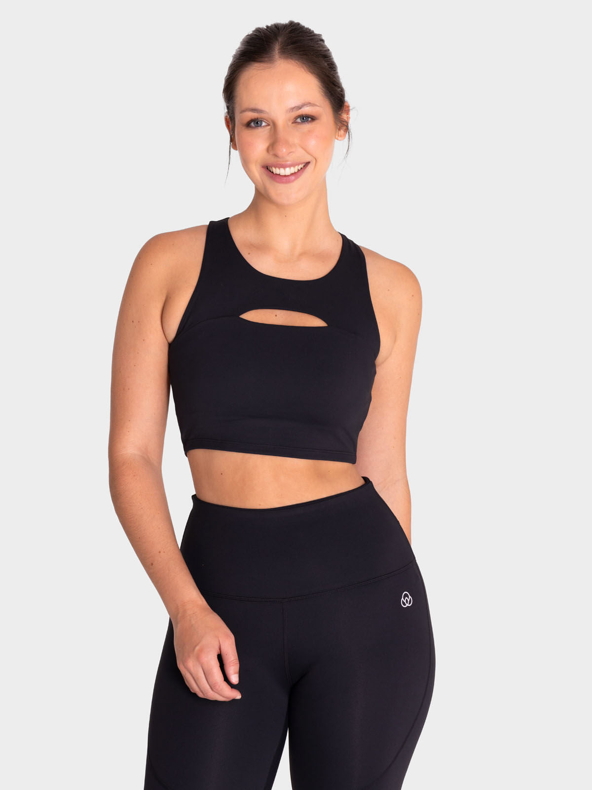 Bra Para Mujer Deportivo Crop Aura Negro Bsoul