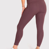 Legging Para Mujer Ankle Enia Marrón Bsoul