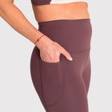 Legging Para Mujer Ankle Enia Marrón Bsoul
