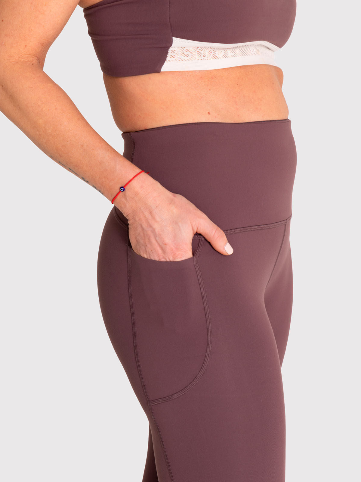 Legging Para Mujer Ankle Enia Marrón Bsoul