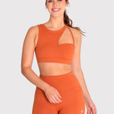 Bra Para Mujer Deportivo Juno Naranja Bsoul