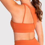 Bra Para Mujer Deportivo Juno Naranja Bsoul