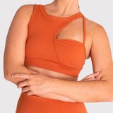 Bra Para Mujer Deportivo Juno Naranja Bsoul