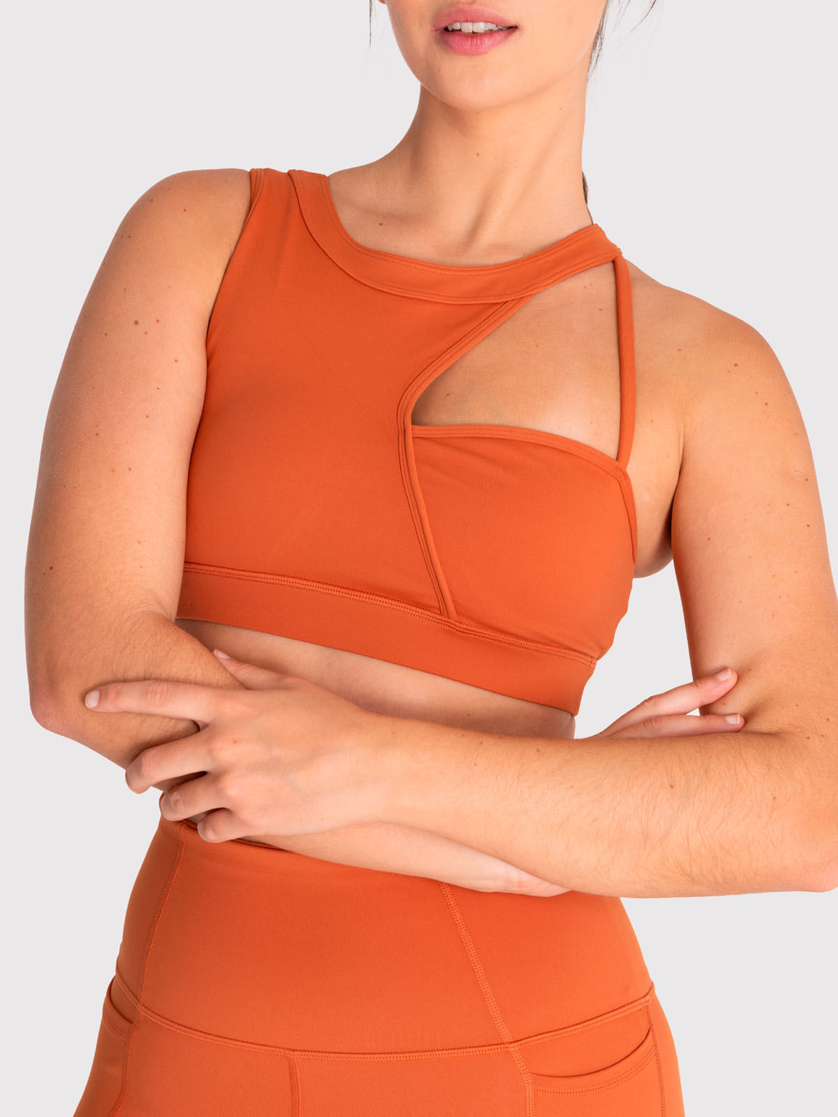 Bra Para Mujer Deportivo Juno Naranja Bsoul
