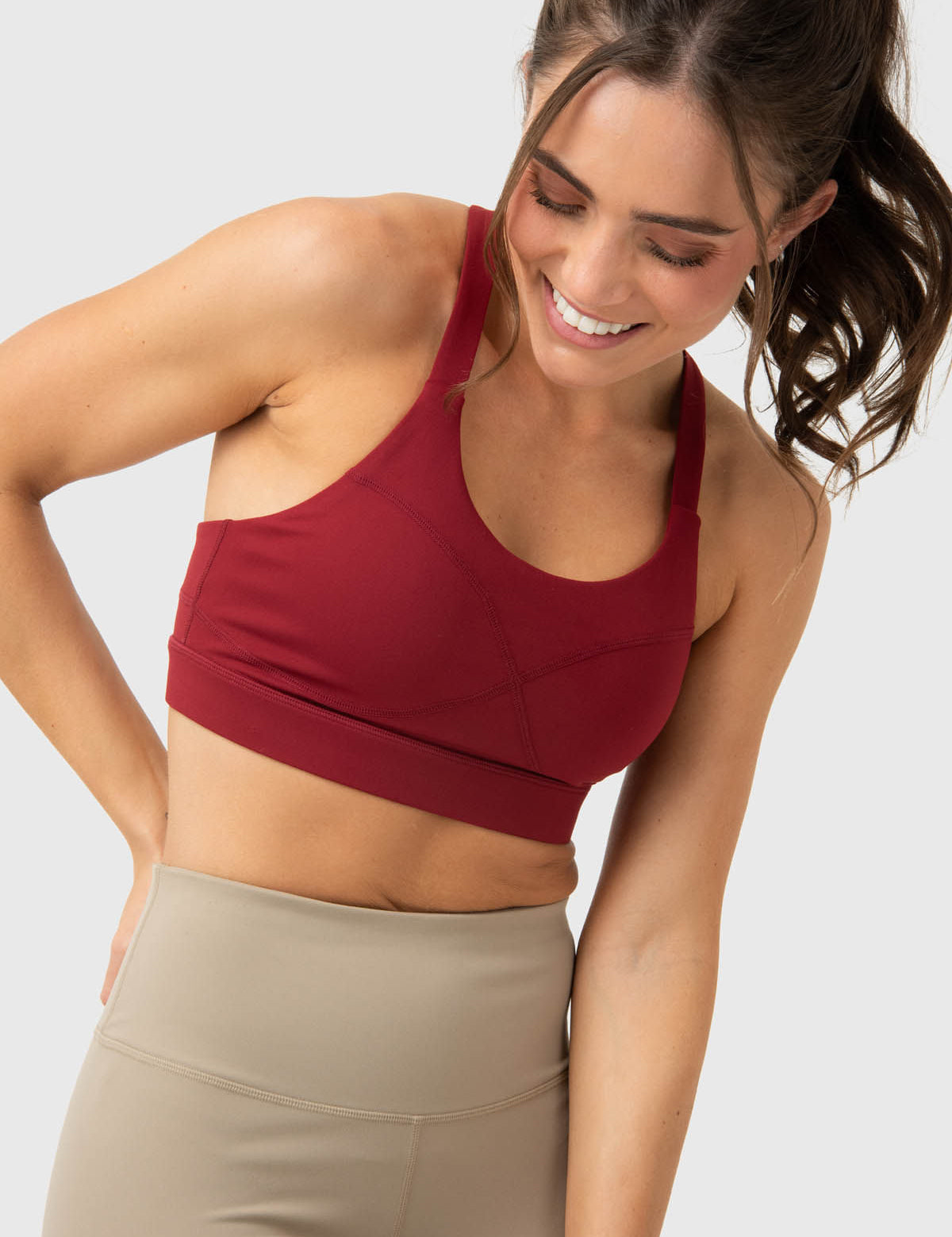 Bra Para Mujer High Support Rojo Bsoul