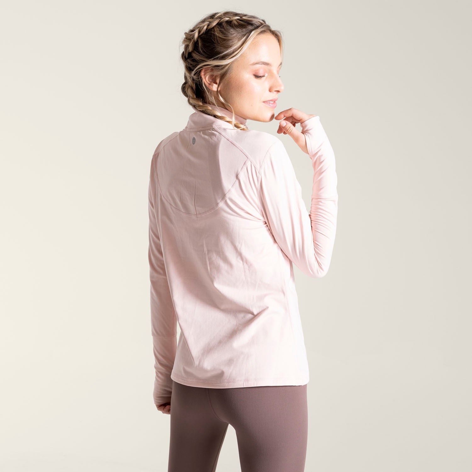 Polo Half Zip para Mujer