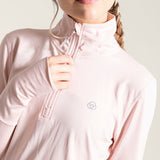 Polo Half Zip para Mujer