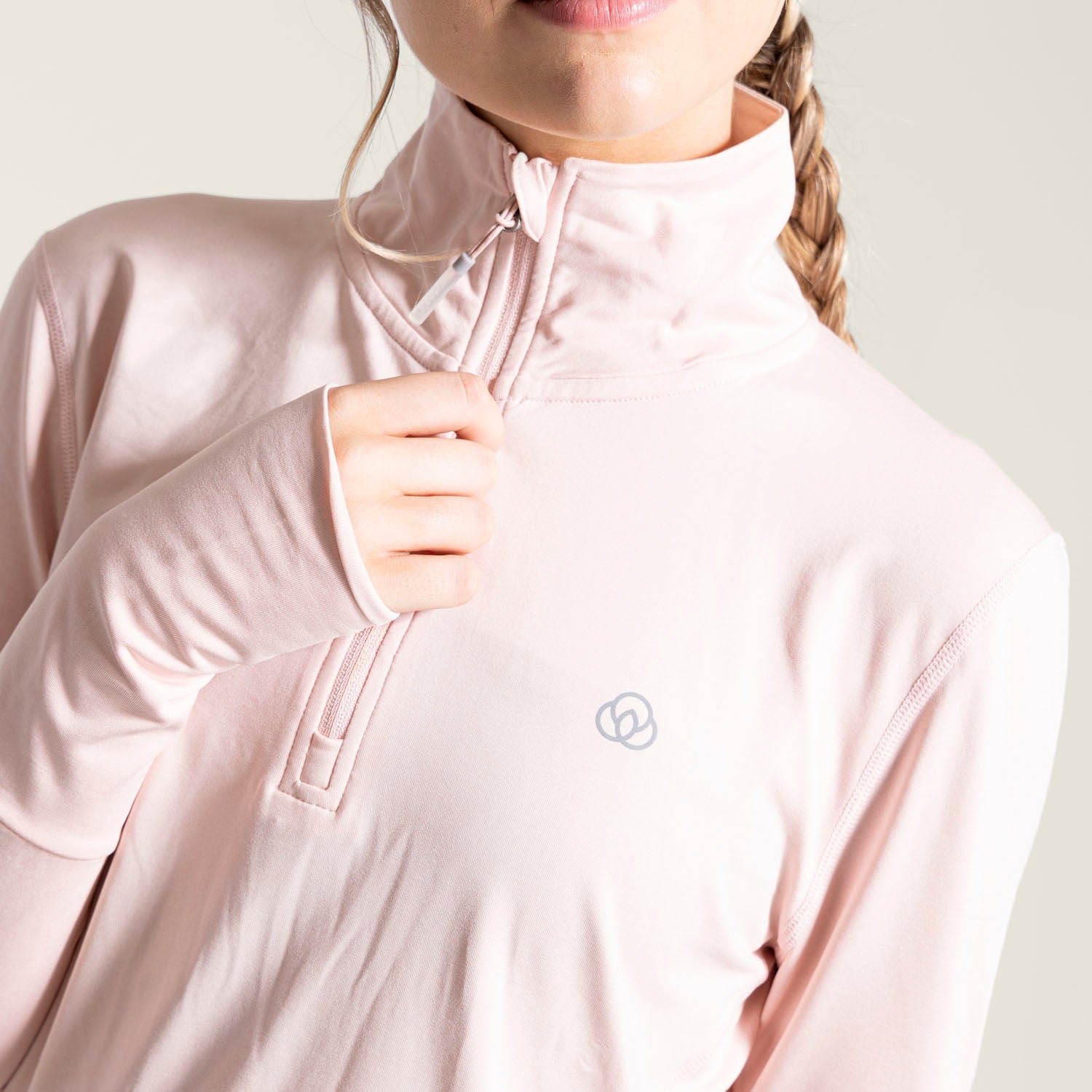 Polo Half Zip para Mujer