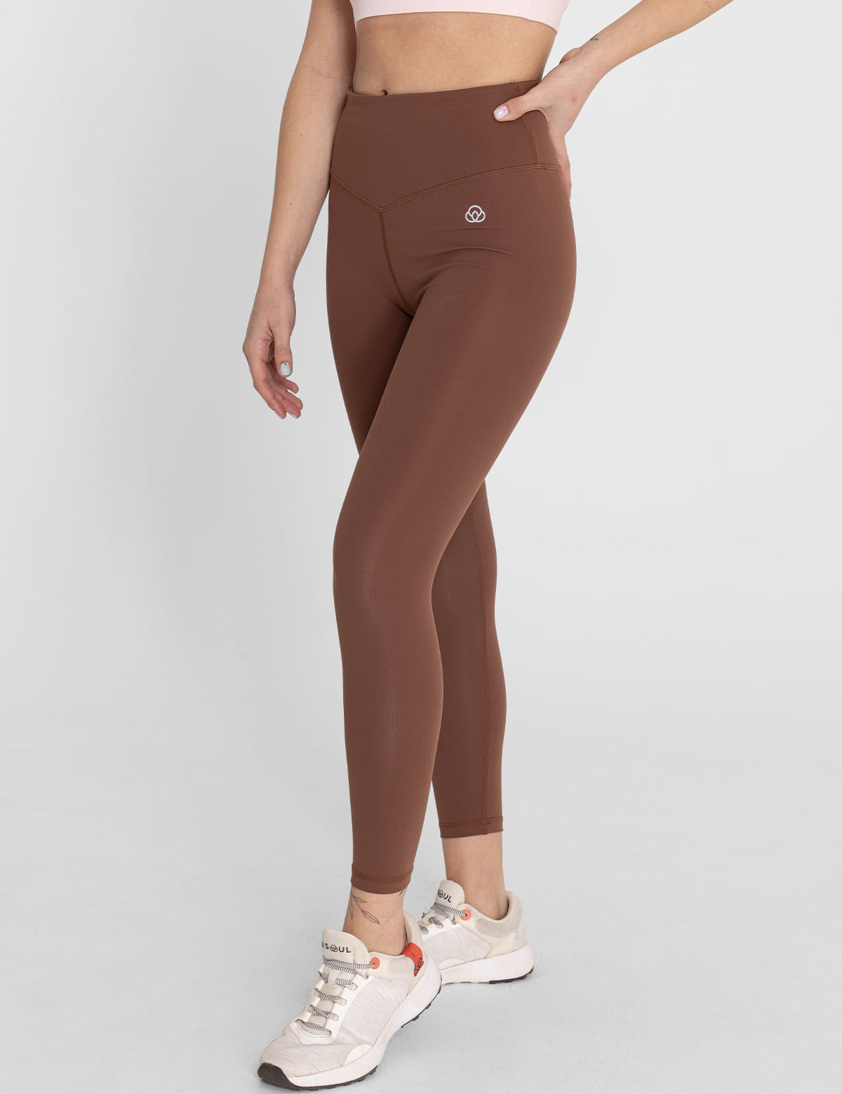 Legging Para Mujer Ankle Emma Marrón Bsoul