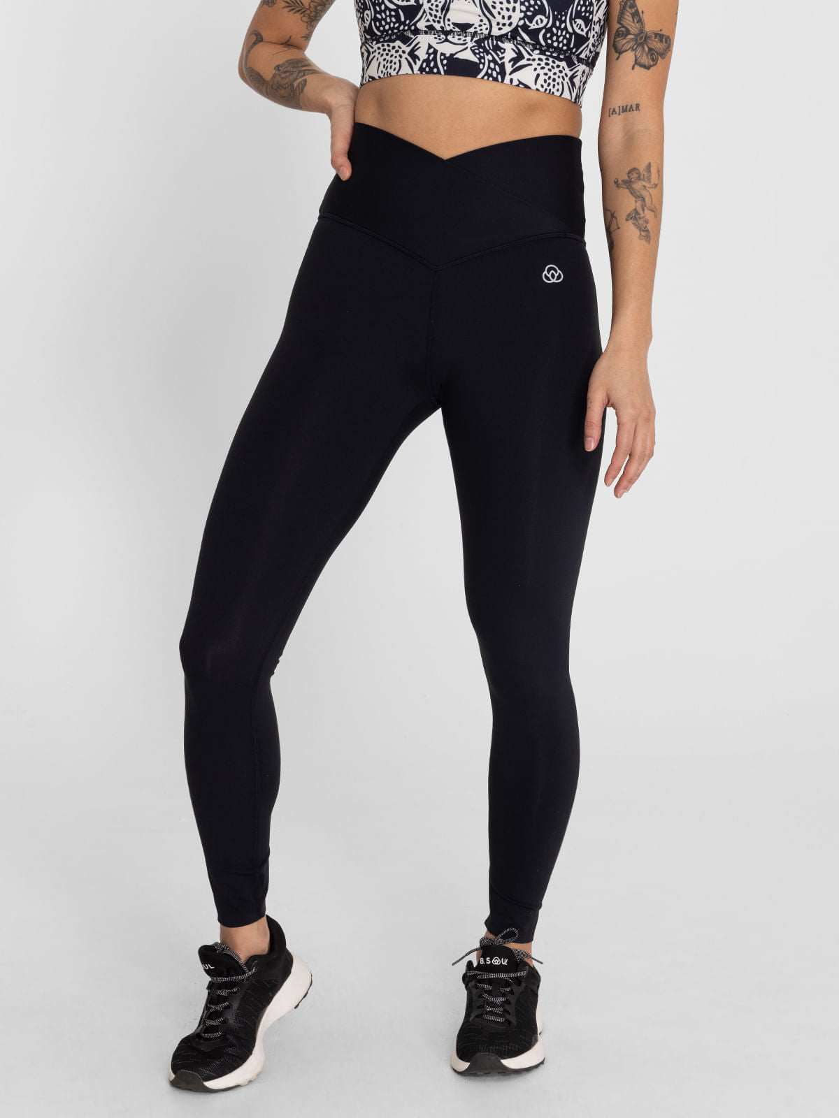 Legging Para Mujer Long Eva Negro Bsoul