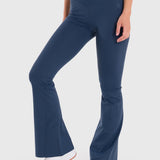 Legging Para Mujer Flared Azul Bsoul