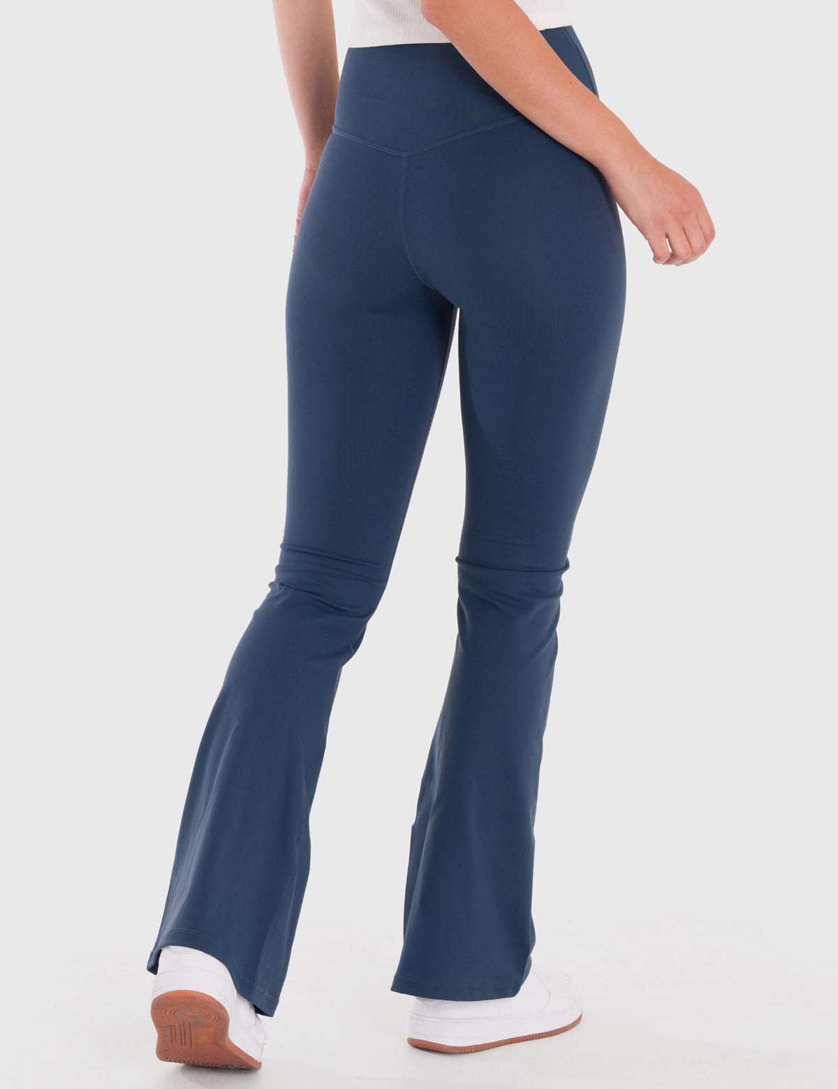 Legging Para Mujer Flared Azul Bsoul