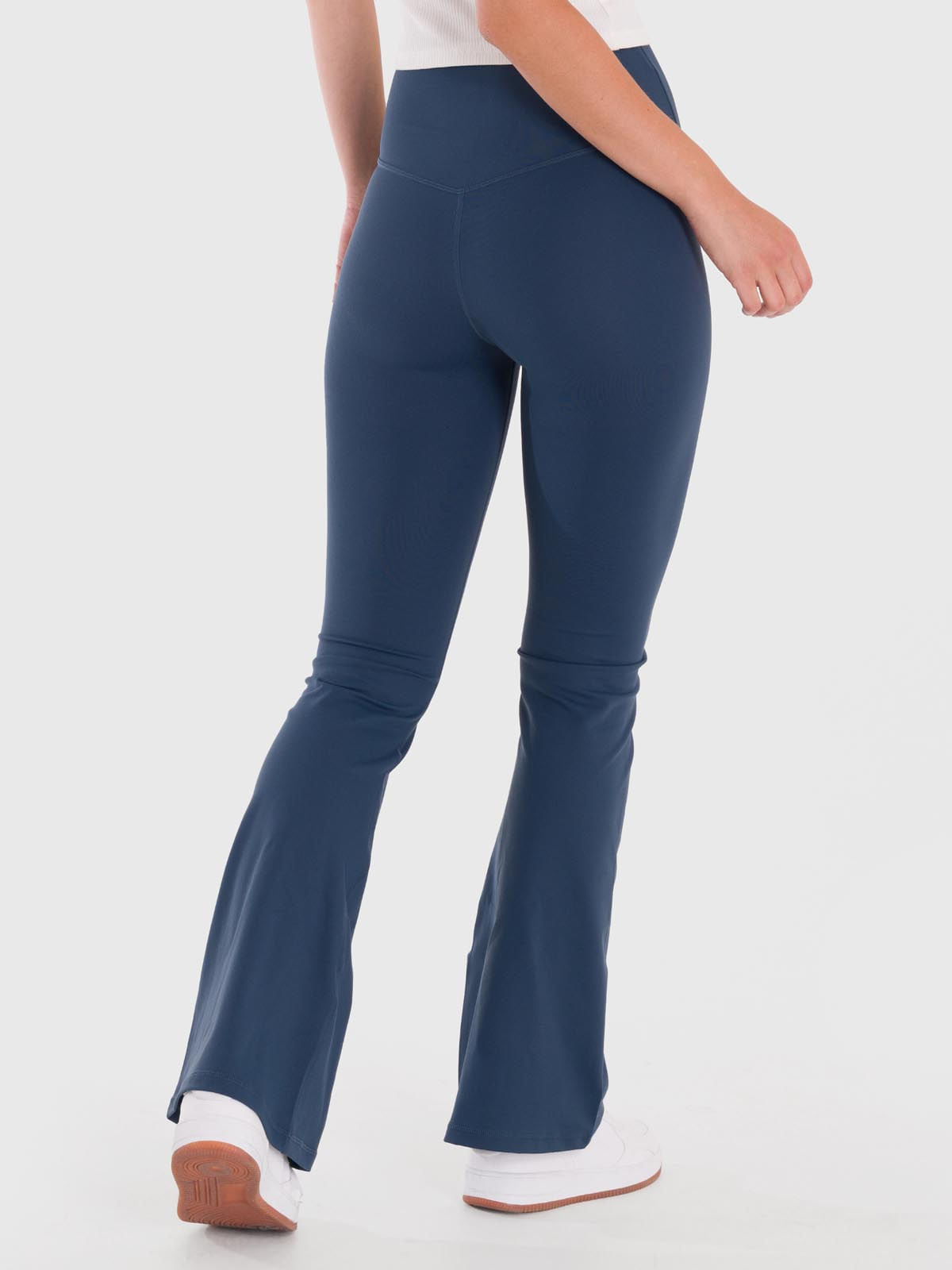 Legging Para Mujer Flared Azul Bsoul