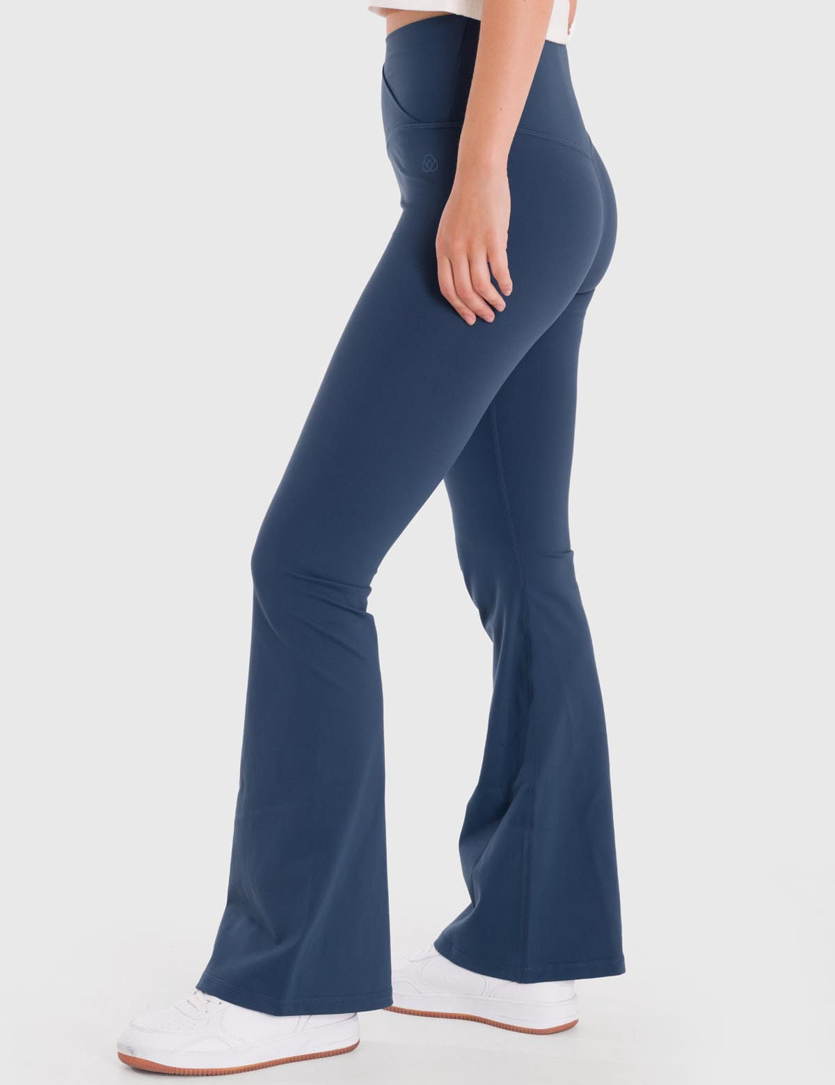Legging Para Mujer Flared Azul Bsoul