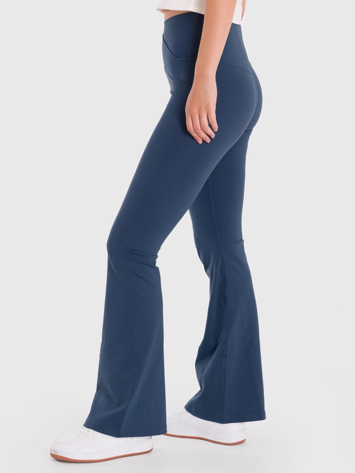 Legging Para Mujer Flared Azul Bsoul