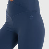 Legging Para Mujer Flared Azul Bsoul