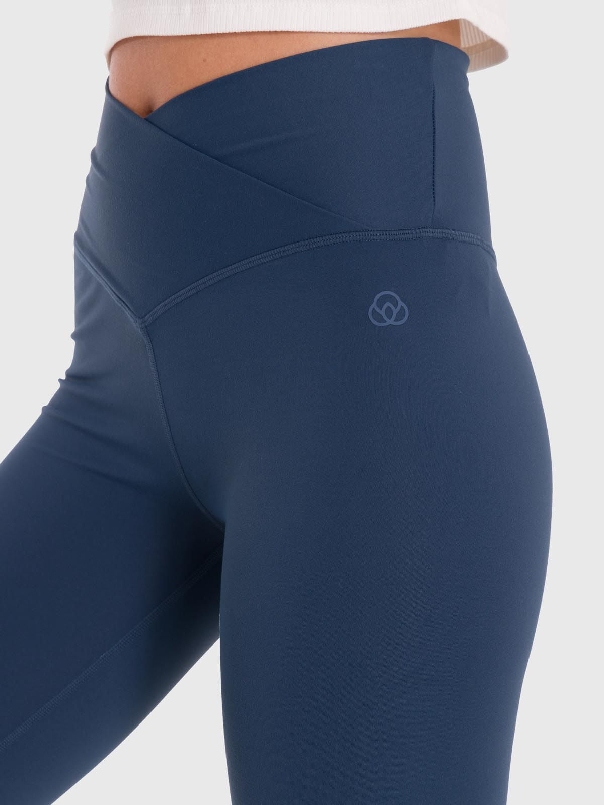 Legging Para Mujer Flared Azul Bsoul